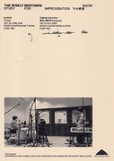 「Study for improvisation 'その前夜'」フライヤー