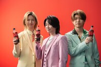 テレビCM「Coke STUDIO 魔法のはじまり」編の撮影の様子。