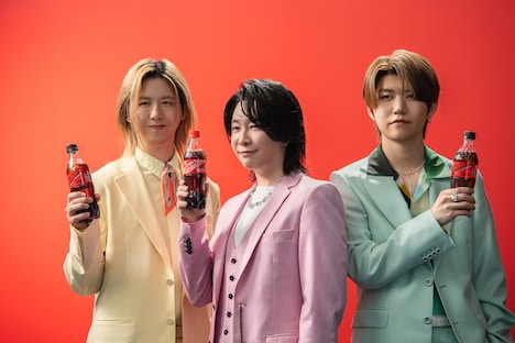 テレビCM「Coke STUDIO 魔法のはじまり」編の撮影の様子。