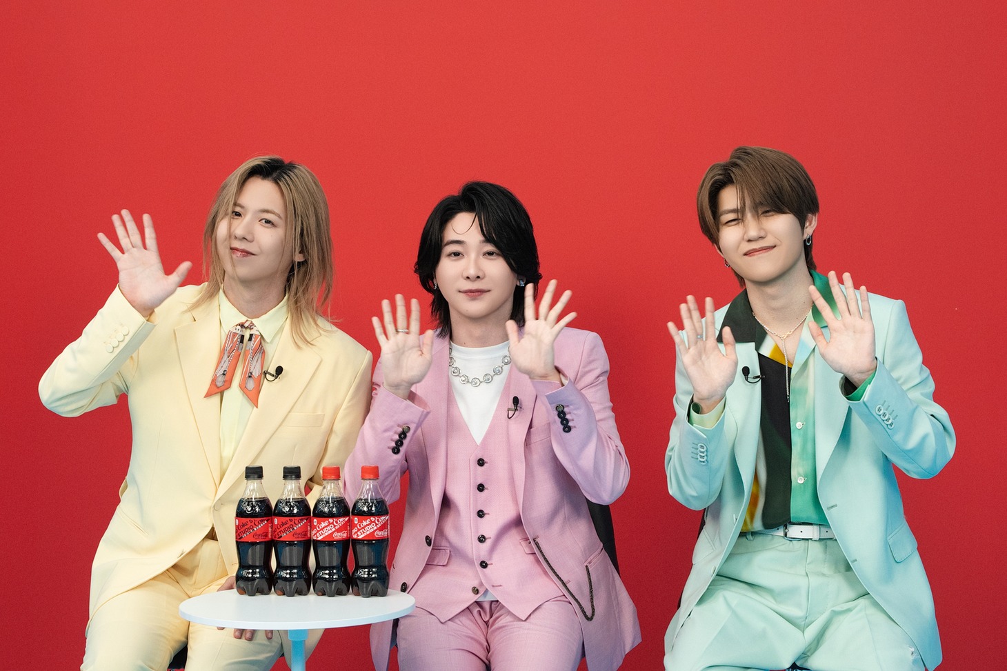テレビCM「Coke STUDIO 魔法のはじまり」編の撮影の様子。