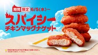 マクドナルドの新テレビCM「スパイシーチキンマックナゲット『応援って意味ありますか？』」編より。