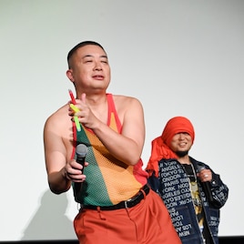 松尾アンダーグラウンド、ボブ・マーリー伝記映画のイベントでレゲエダンス