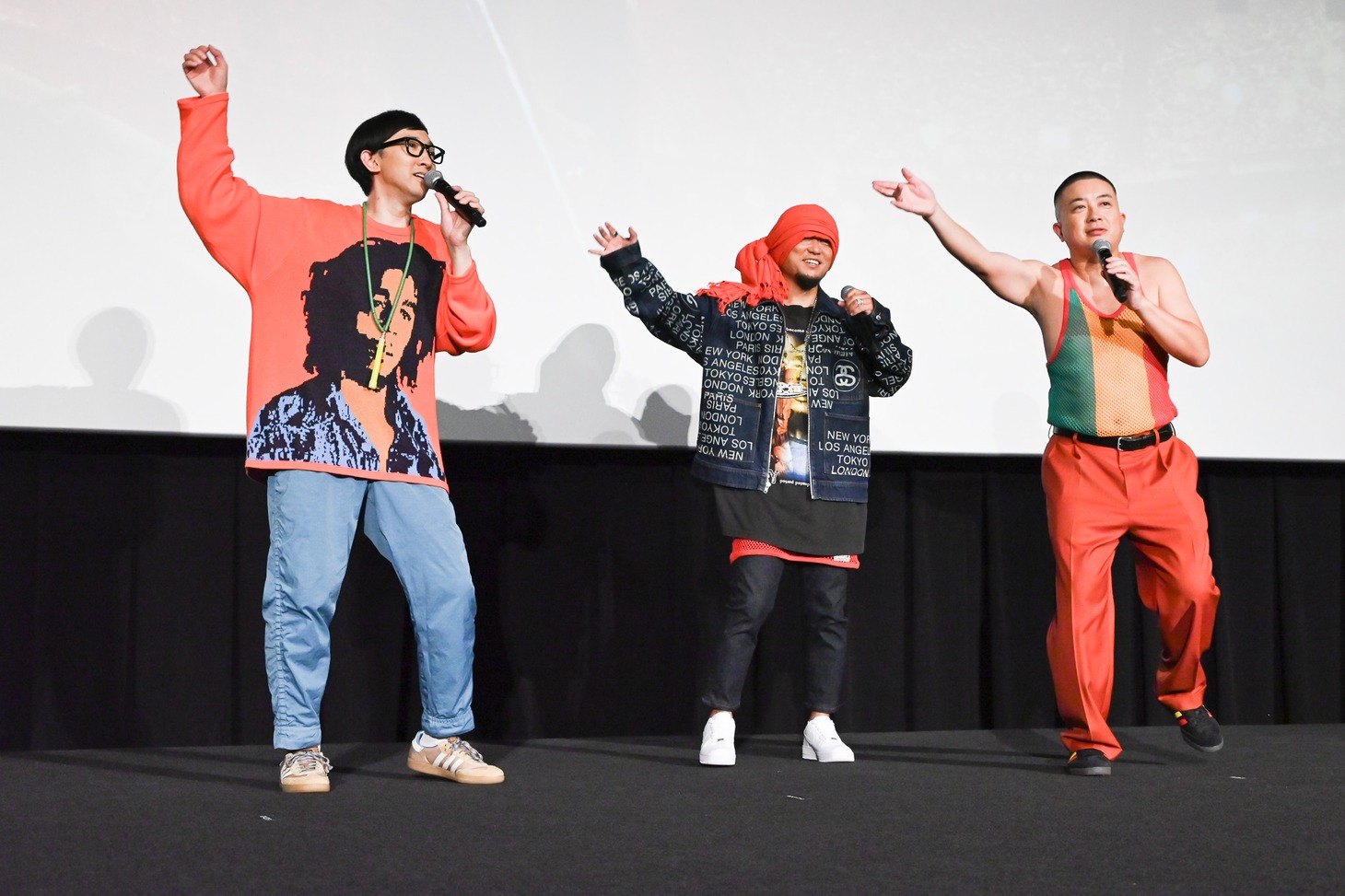 「ボブ・マーリー：ONE LOVE」応援上映イベントの様子。