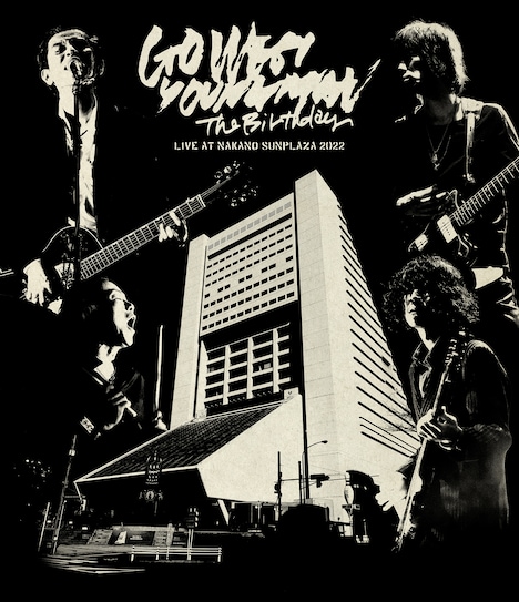 The Birthday「LIVE AT NAKANO SUNPLAZA 2022 "GO WEST.YOUNGMAN"」Blu-rayジャケット