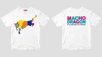 藤波辰爾「マッチョ・ドラゴンTシャツ」 ホワイト