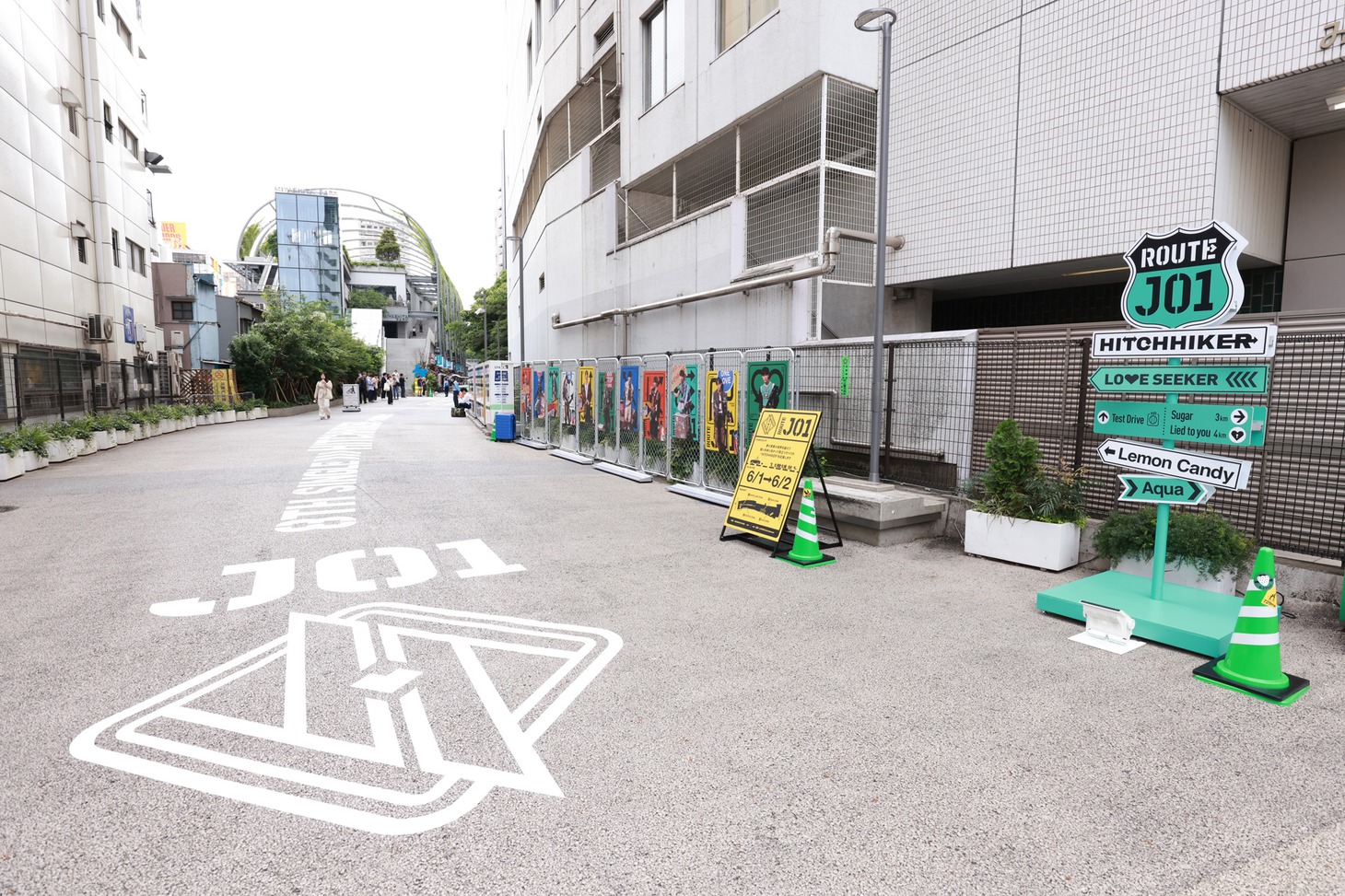 「ROUTE JO1」の様子。