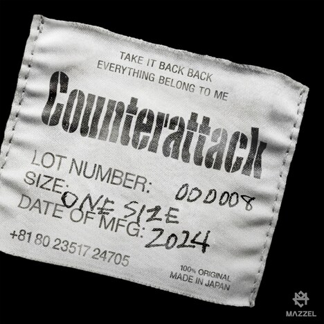 MAZZEL「Counterattack」配信ジャケット