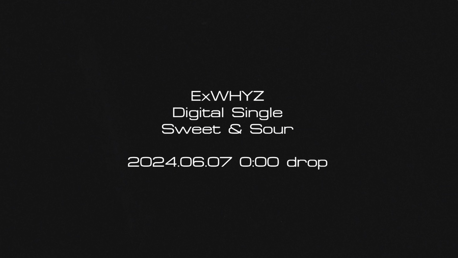 ExWHYZ「Sweet & Sour」ティザー映像より。