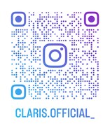 ClariS新InstagramアカウントのQRコード。
