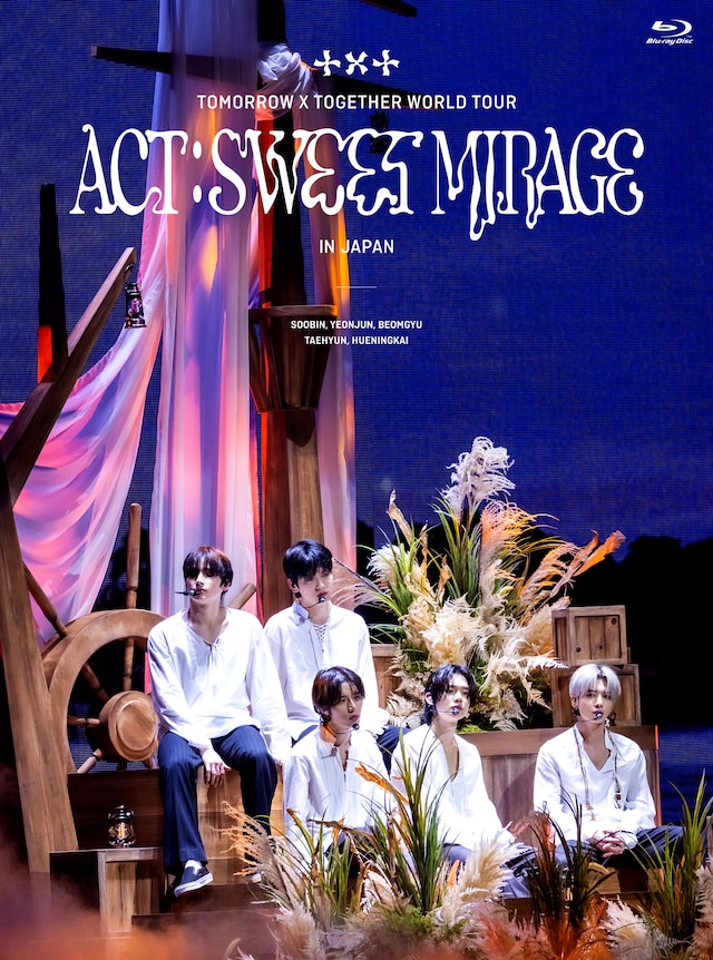 TOMORROW X TOGETHER「TOMORROW X TOGETHER WORLD TOUR ＜ACT : SWEET MIRAGE＞ IN JAPAN」Blu-ray初回限定盤ジャケット (P)&(C) BIGHIT MUSIC