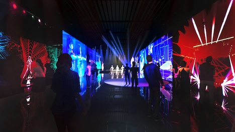 「Perfume Disco-Graphy」会場内イメージ