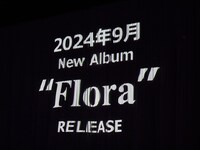 AMEFURASSHIのニューアルバム「Flora」発売決定の知らせ。（撮影：笹森健一）