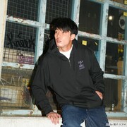 「流星乙女ギャラクティア 90's Retro-like Zip-up hoodie」着用画像