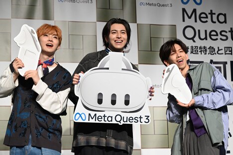 左からユーキ、タカシ、リョウガ。