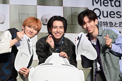 左からユーキ、タカシ、リョウガ。