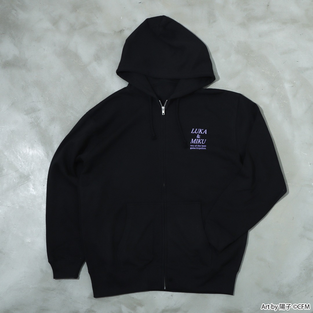 流星乙女ギャラクティア 90's Retro-like Zip-up hoodie