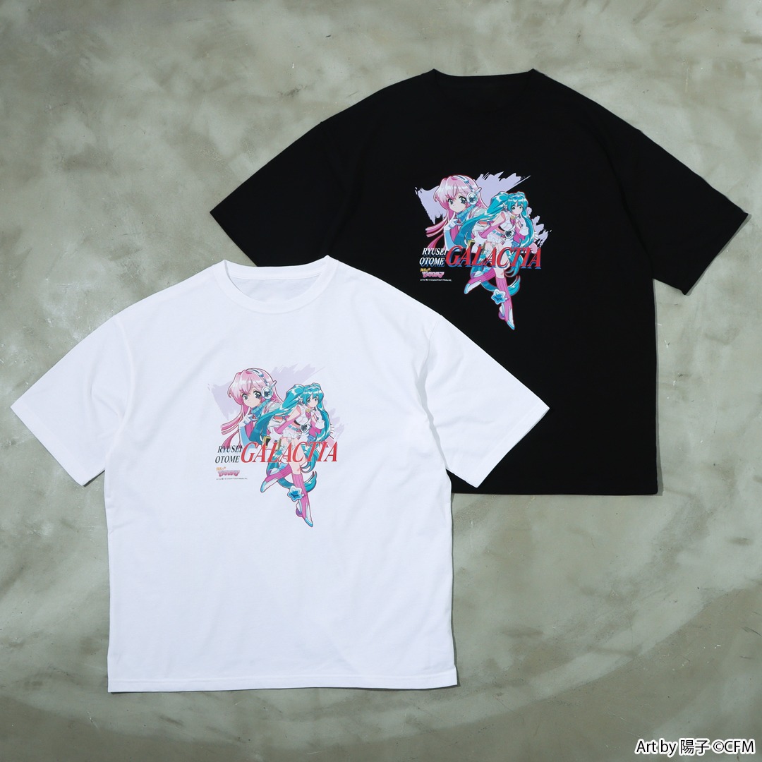 流星乙女ギャラクティア 90's Retro-like T-Shirts