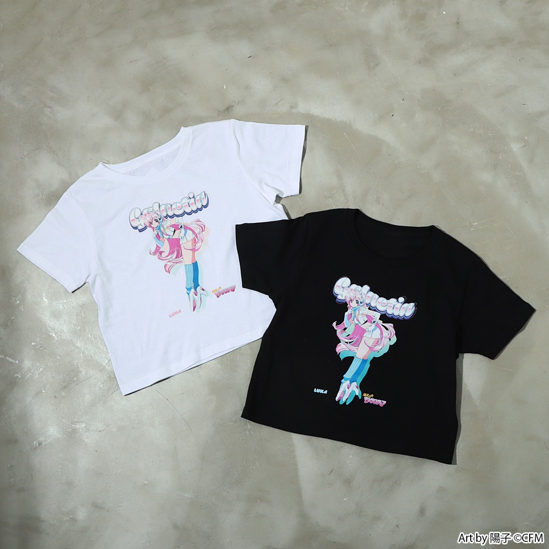 流星乙女ギャラクティア Galactic Kawaii T-Shirts（巡音ルカ / クロップ丈）