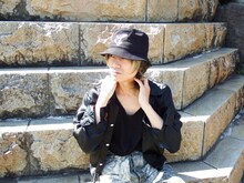 a flood of circleとCA4LAのコラボレーションバケットハット。