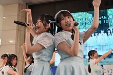 STU48「懐かしい明日」リリース記念イベントの様子。(c)STU