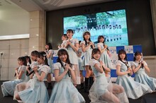 STU48「懐かしい明日」リリース記念イベントの様子。(c)STU