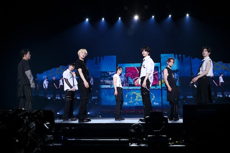 「ENHYPEN WORLD TOUR 'FATE PLUS' IN JAPAN」の埼玉・さいたまスーパーアリーナ初日公演の様子。(P)&(C) BELIFT LAB Inc.