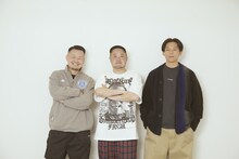 左から輪入道、サイプレス上野、KEN THE 390。