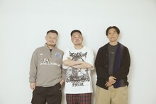 左から輪入道、サイプレス上野、KEN THE 390。