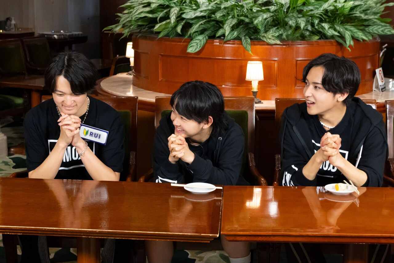 「トレハン！」よりRUI、TAIKI、KANON。(c)tvk