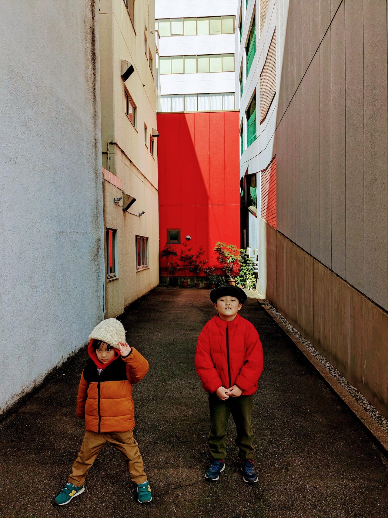 里都くんと街くん。