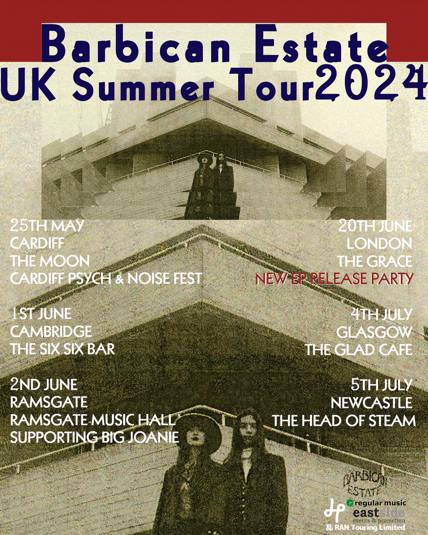 「Barbican Estate UK Summer Tour2024」ビジュアル