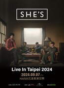 「SHE'S Live In Taipei 2024」告知画像
