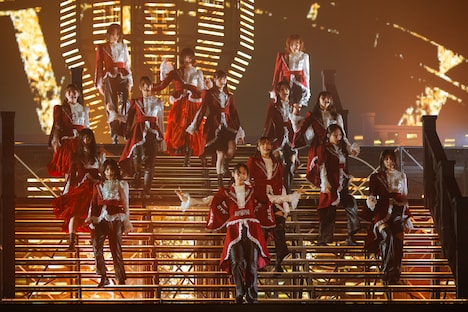 「櫻坂46 4th ARENA TOUR 2024 新・櫻前線 -Go on back?- IN 東京ドーム」の様子。(撮影:上山陽介)