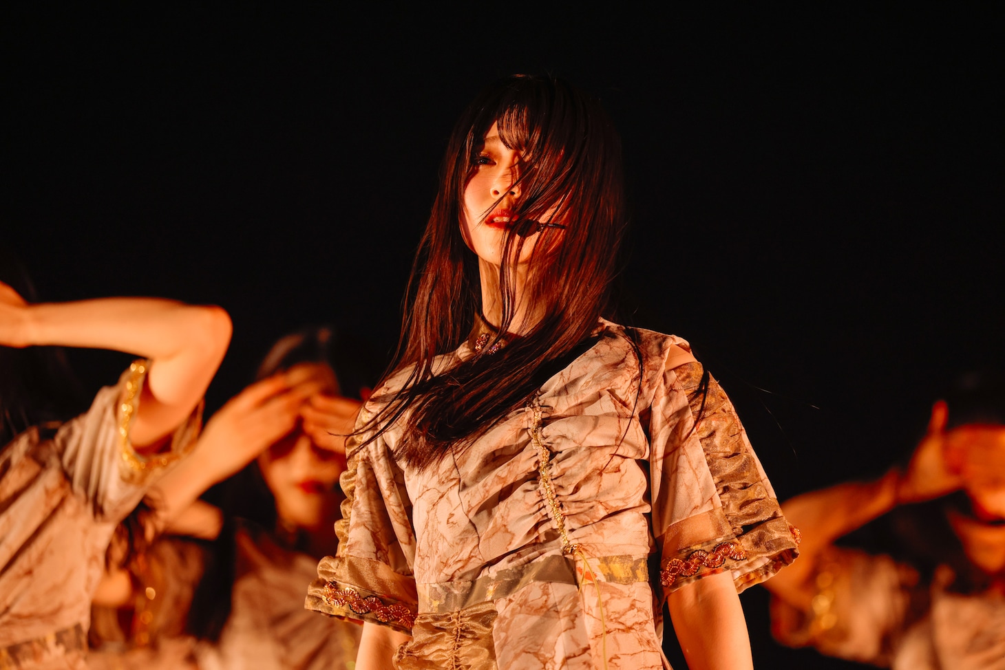 「櫻坂46 4th ARENA TOUR 2024 新・櫻前線 -Go on back?- IN 東京ドーム」の様子。（撮影：上山陽介）