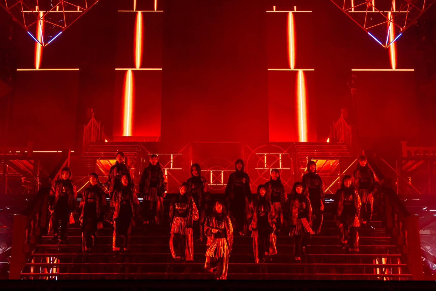 「櫻坂46 4th ARENA TOUR 2024 新・櫻前線 -Go on back?- IN 東京ドーム」の様子。（撮影：上山陽介）