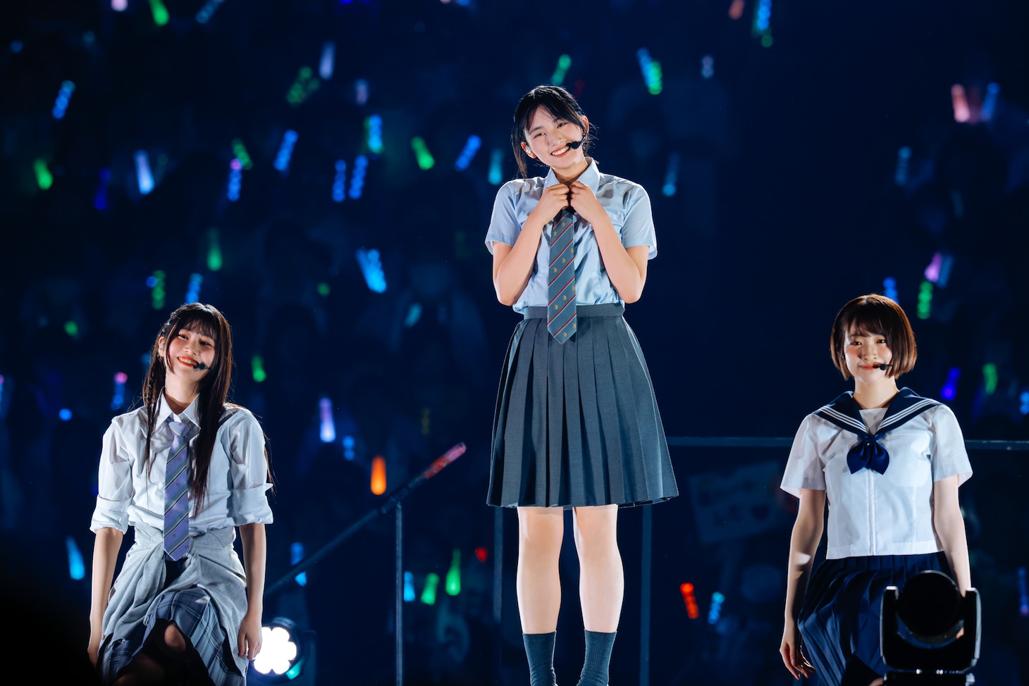 「櫻坂46 4th ARENA TOUR 2024 新・櫻前線 -Go on back?- IN 東京ドーム」の様子。（撮影：上山陽介）