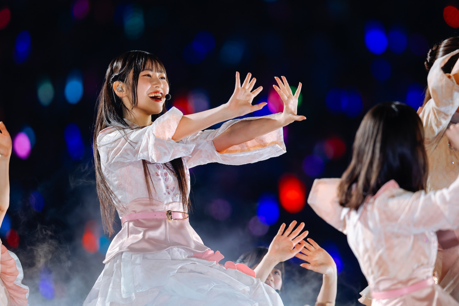 「櫻坂46 4th ARENA TOUR 2024 新・櫻前線 -Go on back?- IN 東京ドーム」の様子。（撮影：上山陽介）