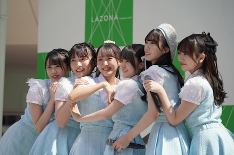 STU48「懐かしい明日」リリース記念イベントの様子。(c)STU