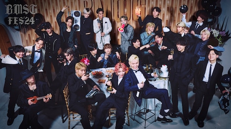 BMSG所属アーティストが一堂に会するイベント「BMSG FES'24」キービジュアル。