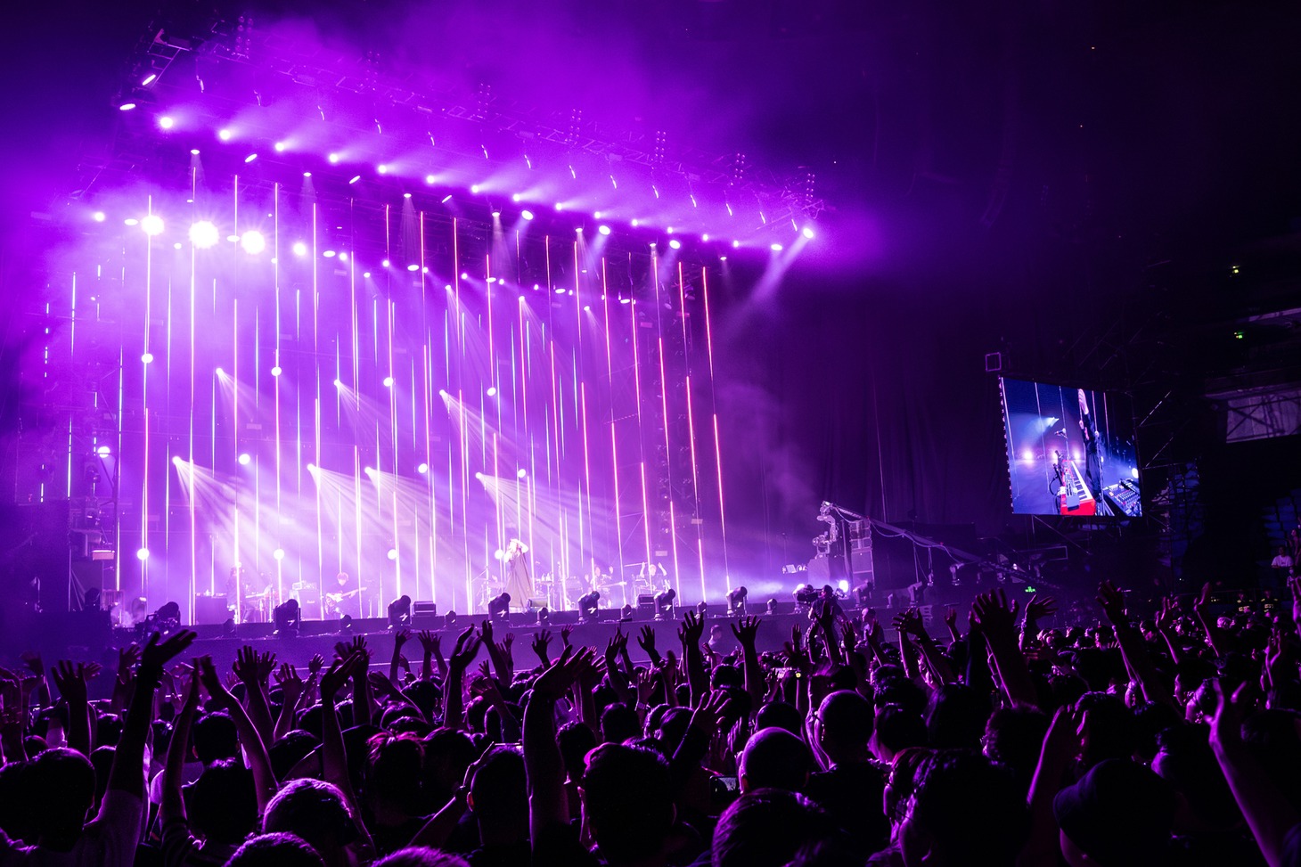 「Aimer 3 nuits tour 2024」中国・上海メルセデス・ベンツアリーナ公演の様子。（撮影：平野タカシ）