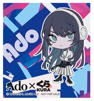 Adoロールケーキに付属するステッカー。