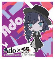 Adoロールケーキに付属するステッカー。