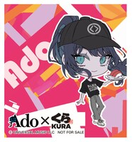 Adoロールケーキに付属するステッカー。