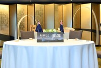 「ニュージーランド政府観光局ラクソン首相来日イベント」が行われた会場。