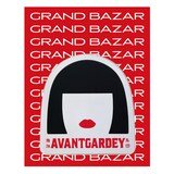 先着お買上げプレゼント「アバンギャルディ オリジナルミラーステッカー」デザイン。