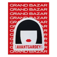 先着お買上げプレゼント「アバンギャルディ オリジナルミラーステッカー」デザイン。