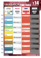 「LuckyFes'24」DAY2タイムテーブル