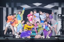 「ANGERME CONCERT 2024 SECRET SECRET 佐々木莉佳子 FINAL『愛情の世界へ、君もおいでよ』」の様子。