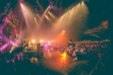 UNISON SQUARE GARDENのライブの様子。（撮影：渡邉一生）