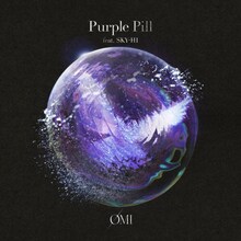 ØMI「Purple Pill feat. SKY-HI」配信ジャケット